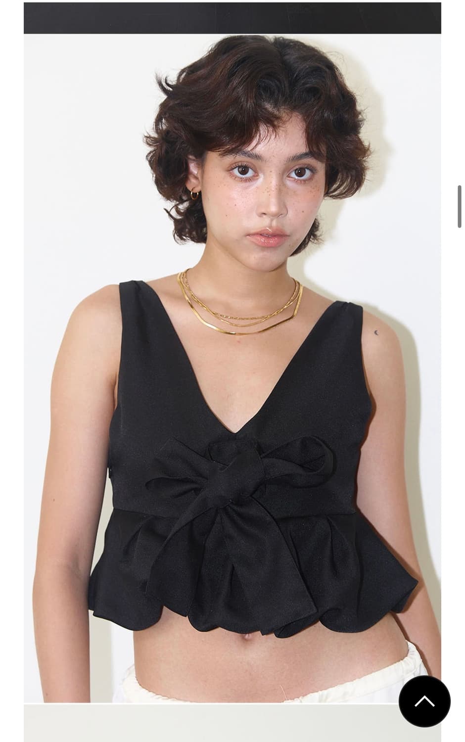 shh studio 벌룬 리본 블라우스 상품이미지4