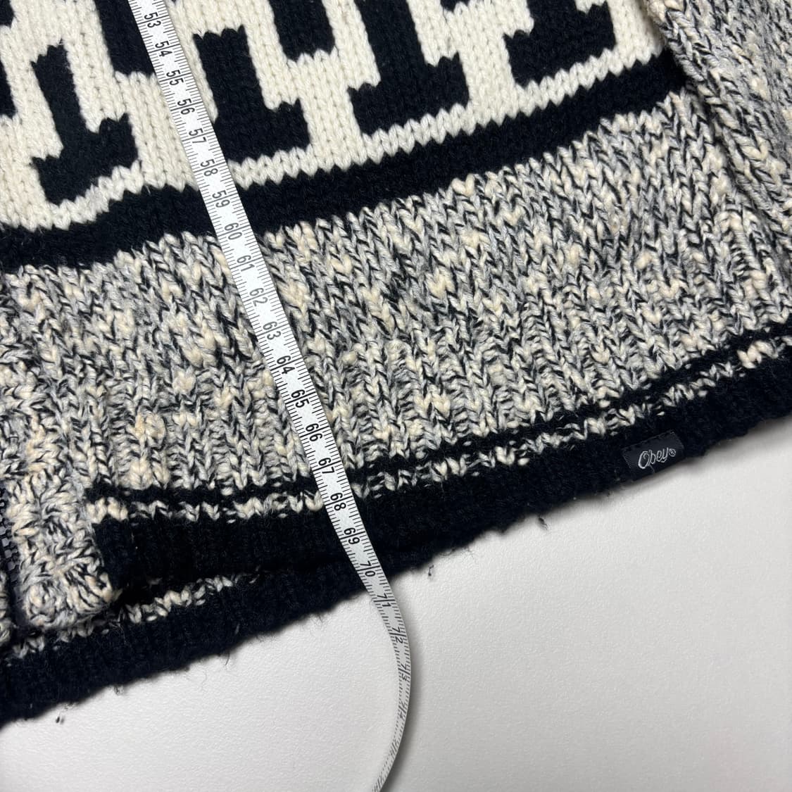 Obey Icon Face Cardigan Sweater 상품이미지6