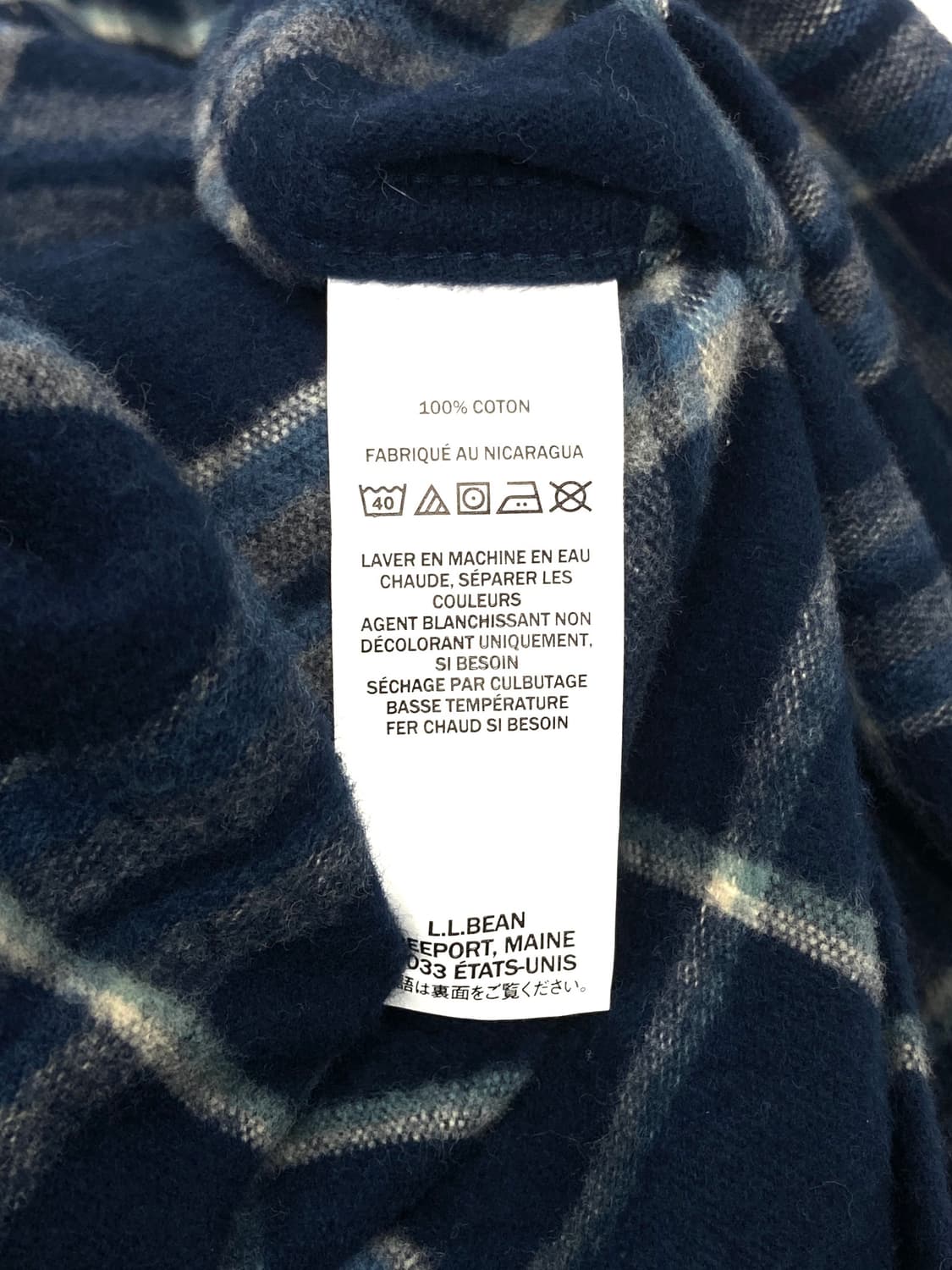 L.L.Bean Flannel check shirt 상품이미지6
