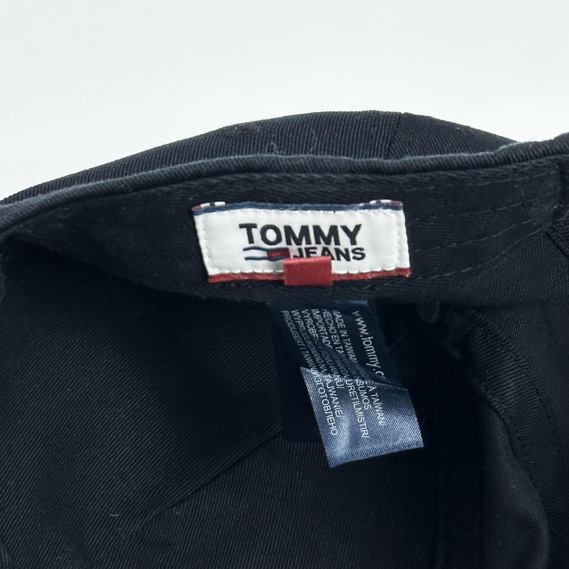 타미힐피거 플래그 블랙 볼캡 모자 상품이미지4