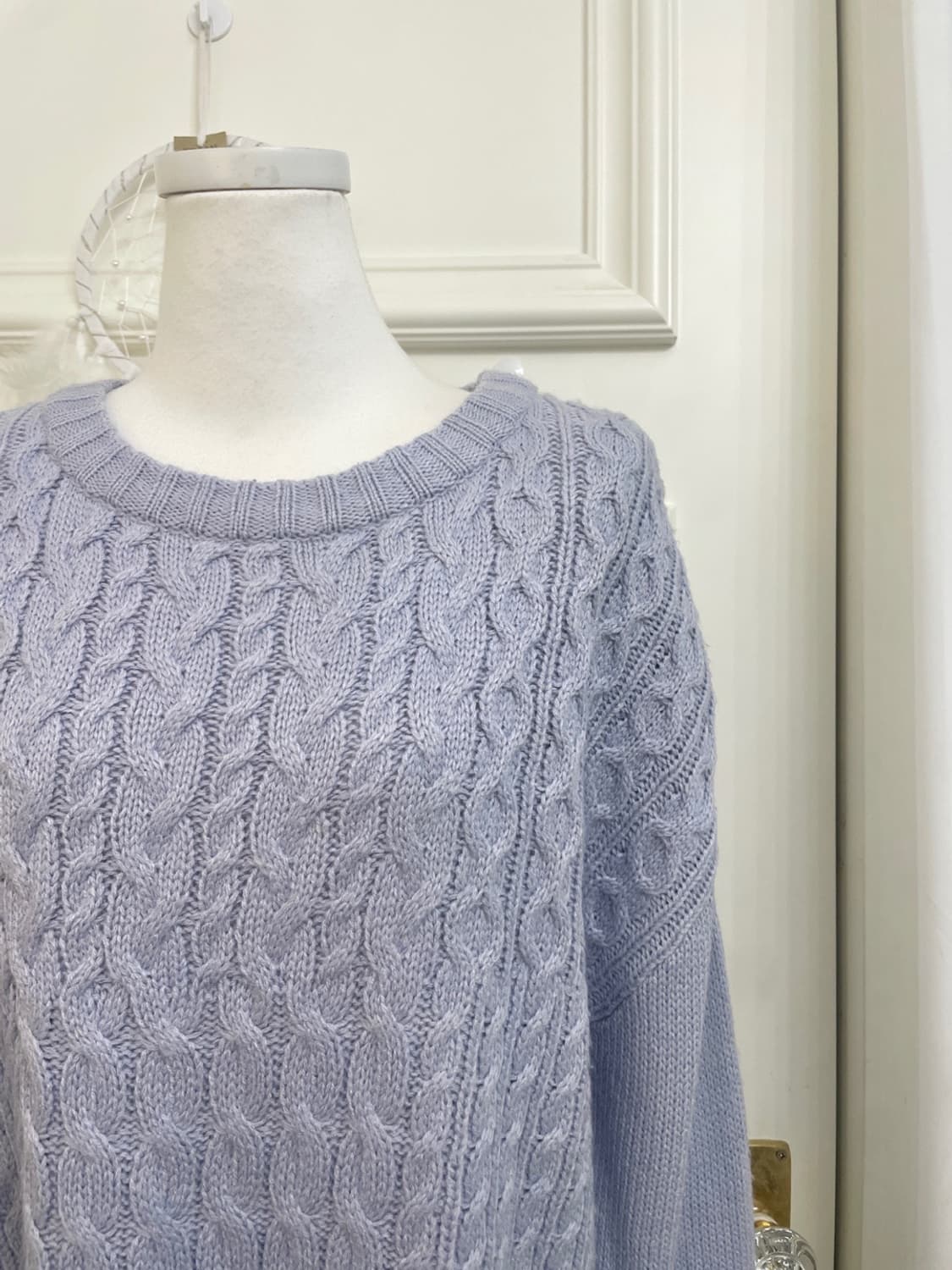 CINEMA CLUB blueberry twist loose sweate 상품이미지7