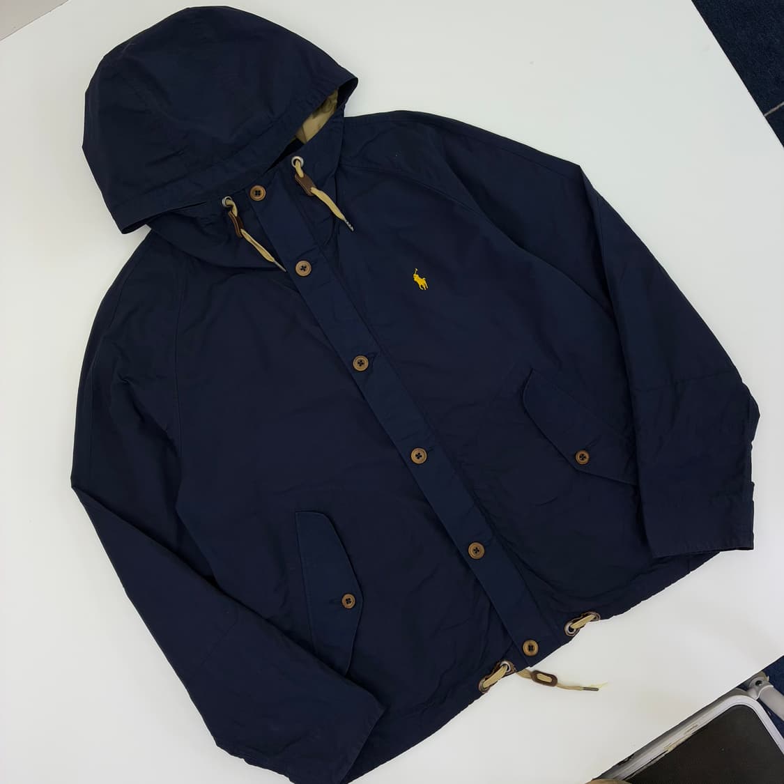 Polo  폴로 랄프로렌 자수 신형 나일론 네이비 마운틴 후드 자켓  상품이미지2
