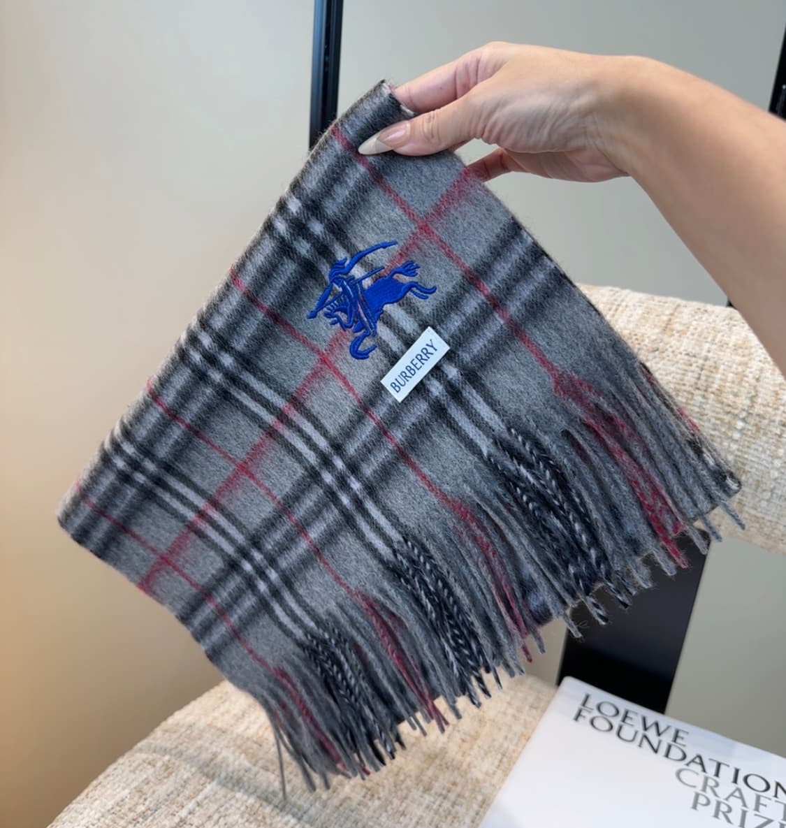 버버리 양면 머플러 램스울 100% 추동 단품
 상품이미지2