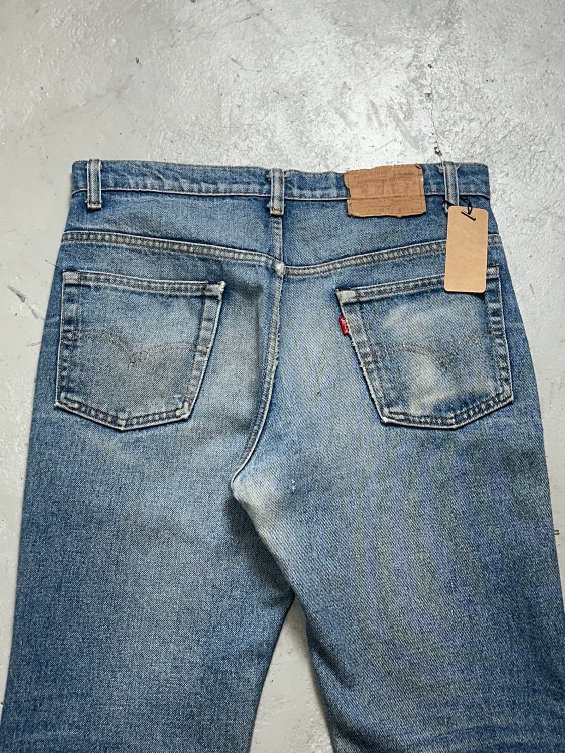 80's USA Made 리바이스 517 부츠컷 플레어진 체인스티치 상품이미지6