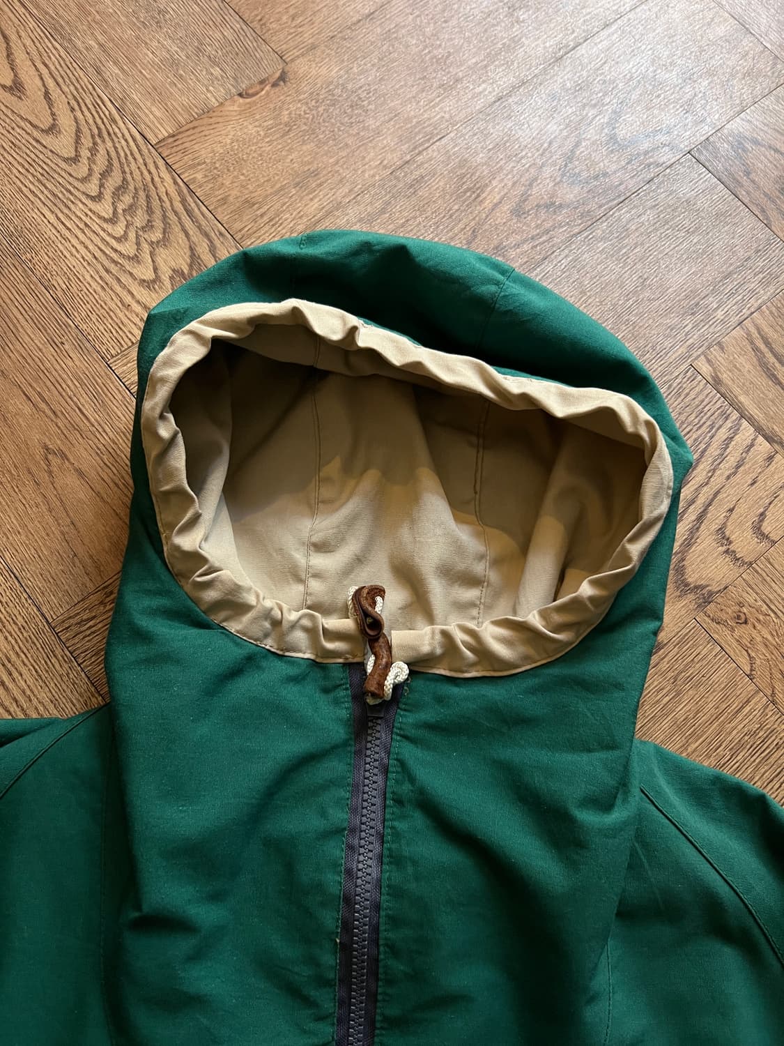 [M]90's Made in USA 리버시블 후드 아노락 자켓 상품이미지3