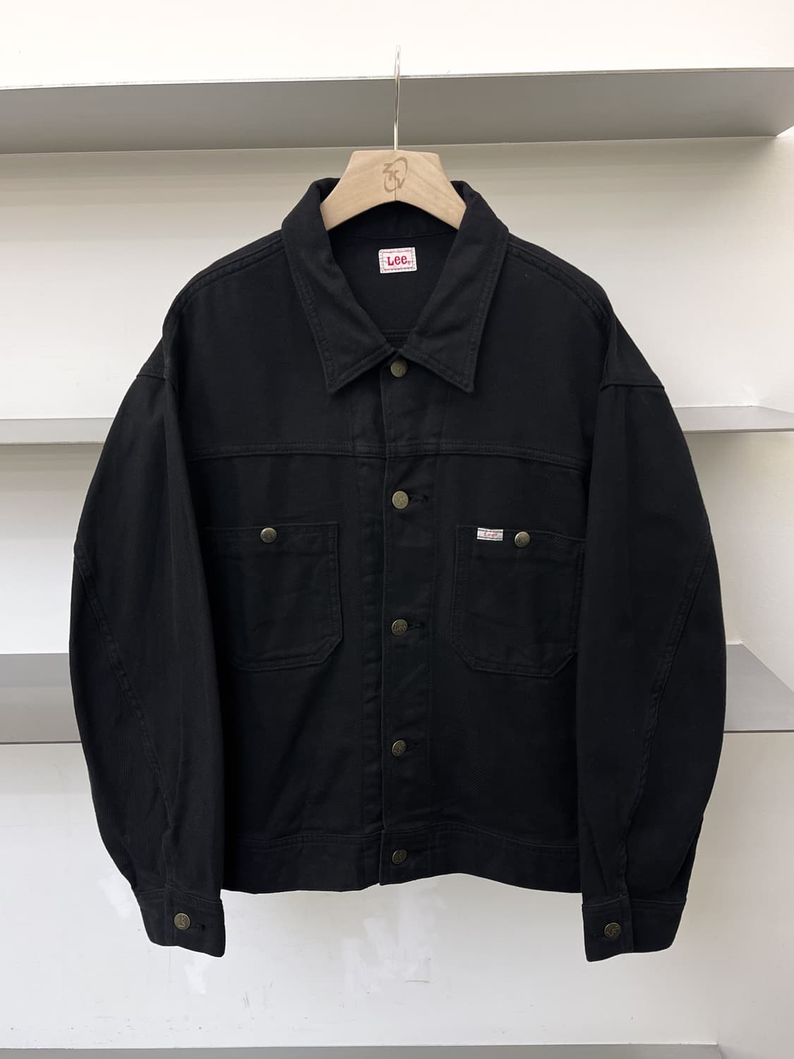 리 블랙 트러커 자켓 상품이미지3