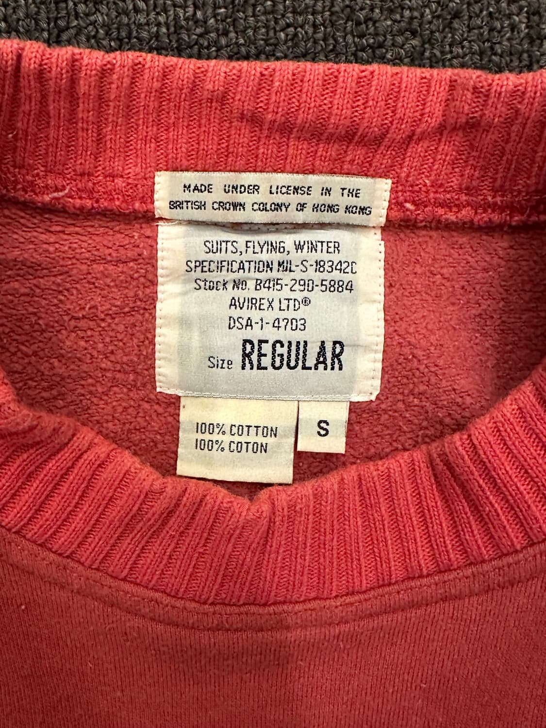 S)아비렉스 USA 빈티지 빅로고 스웻셔츠 상품이미지5