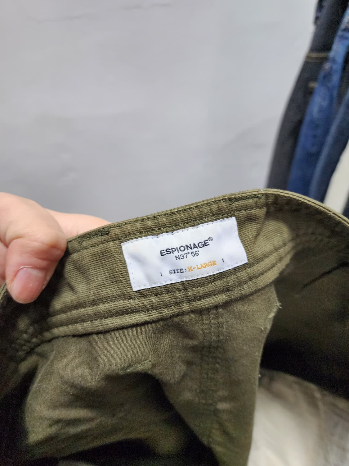 에스피오나지 퍼티그 팬츠 다크 올리브 XL 상품이미지6