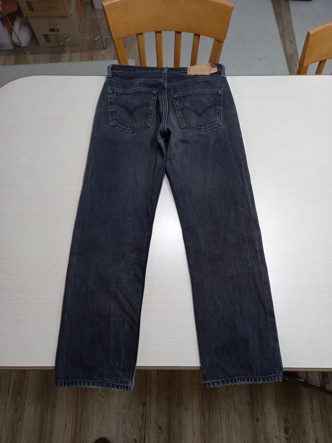 30 02's 리바이스501 일자진 블랙 30-134 상품이미지2