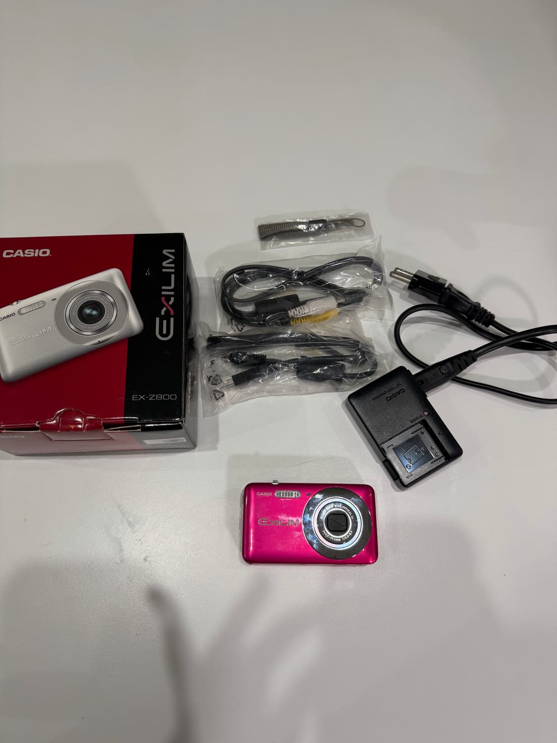 카시오 EXILIM EX-Z800 핑크 디지털 카메라 상품이미지1