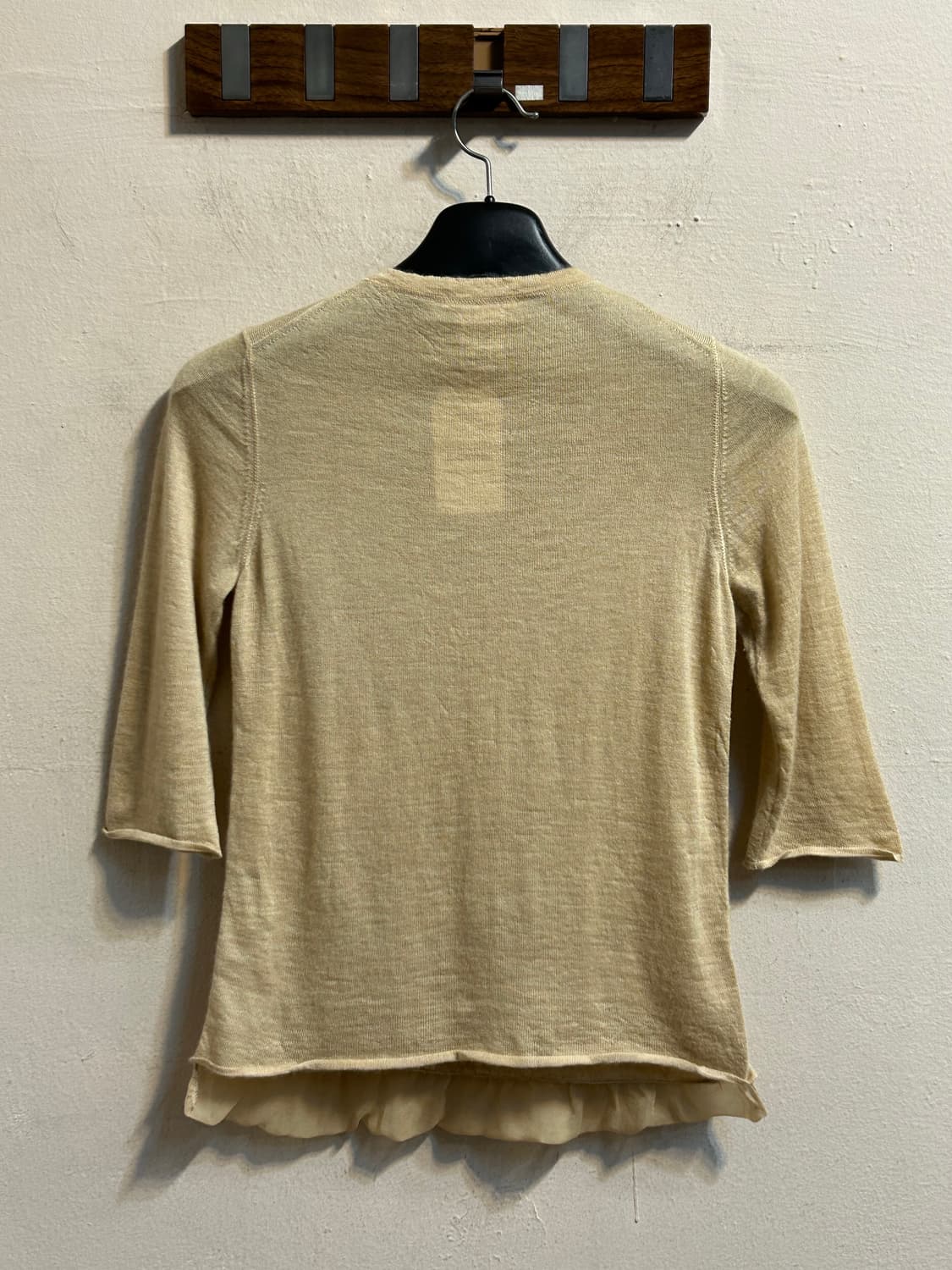 끌로에 실크 패널 캐시미어 니트 탑 상품이미지5