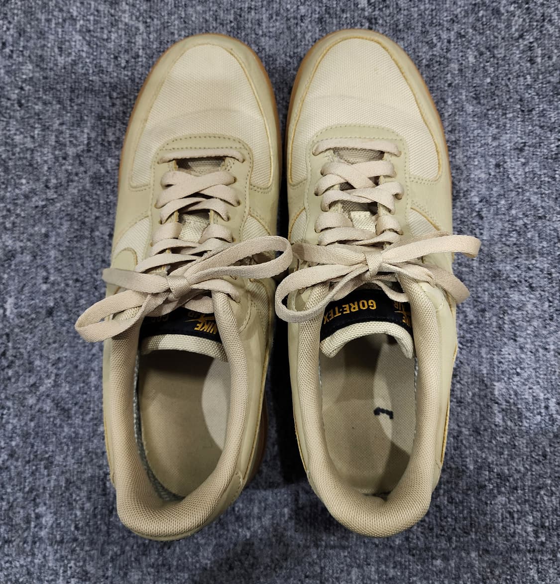 나이키 에어포스1 로우 고어텍스 골드 카키 280 상품이미지5