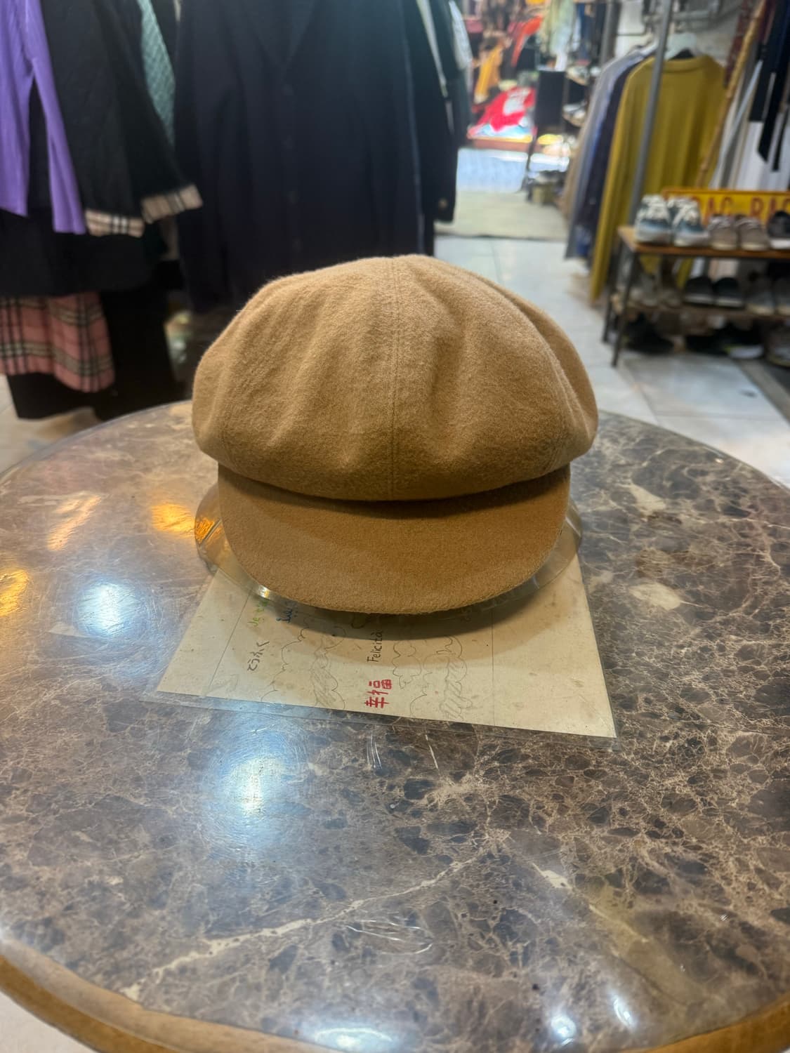 57 정품 에르메스 캐시미어 뉴스보이 캡 팝니다 상품이미지1