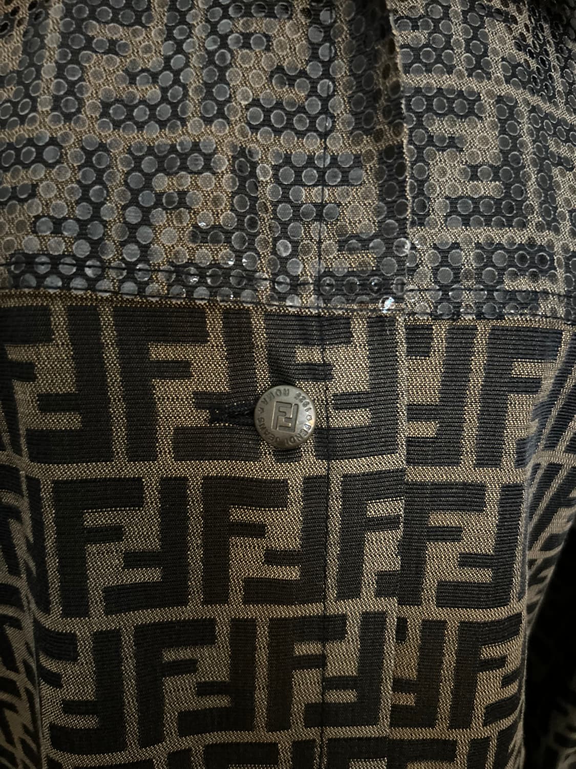 FENDI 펜디 90's FF자카드 톤온톤 스티칭 자켓 상품이미지6