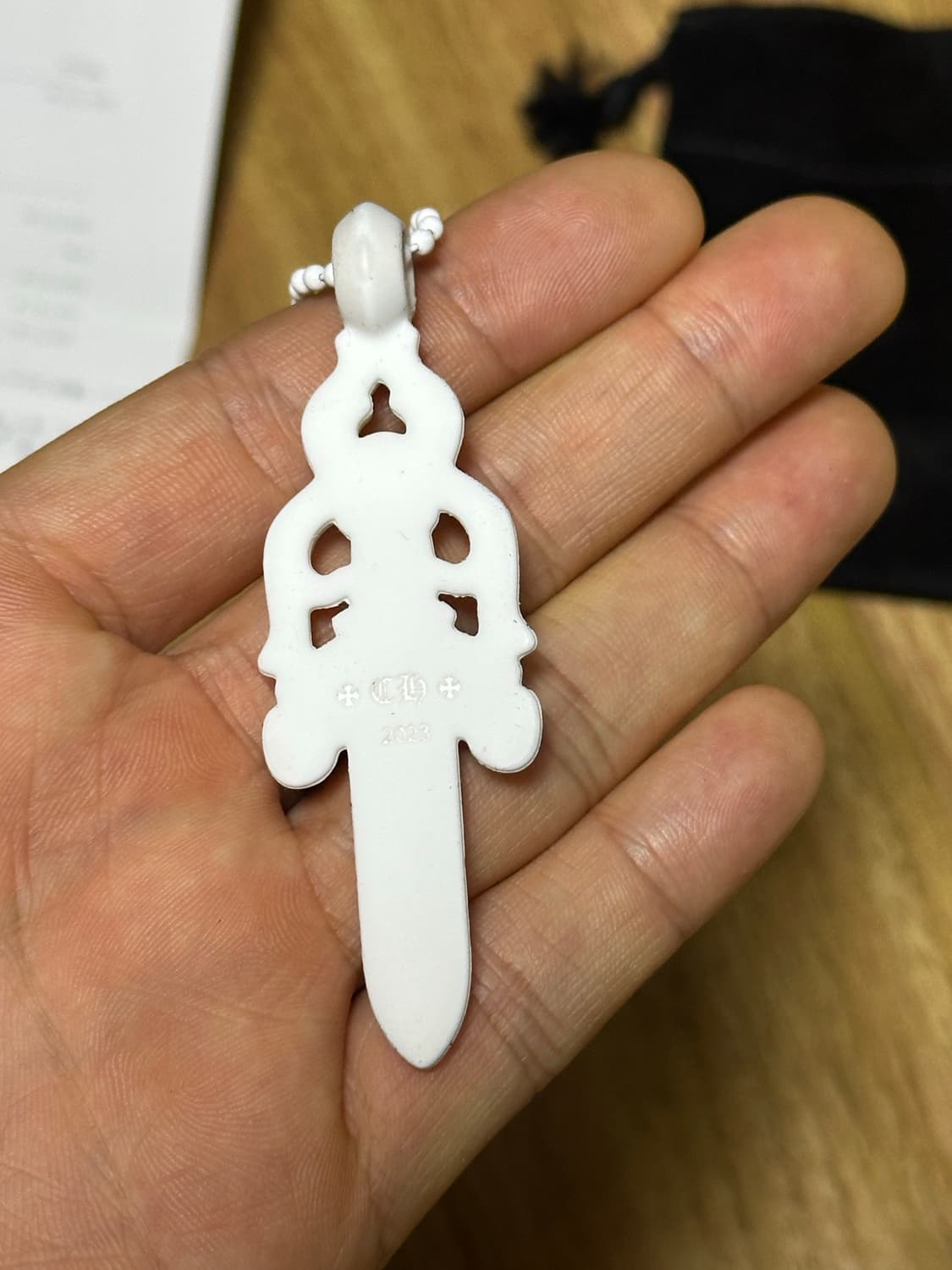 크롬하츠 화이트 대거 실리크롬 상품이미지2