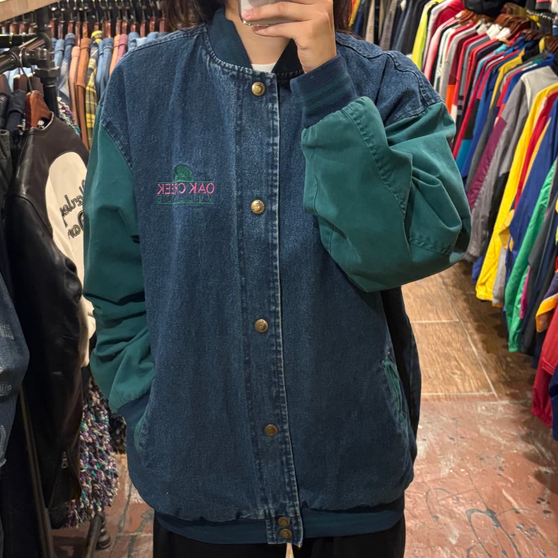 [HI] VTG 베이스볼 데님 자켓 상품이미지2
