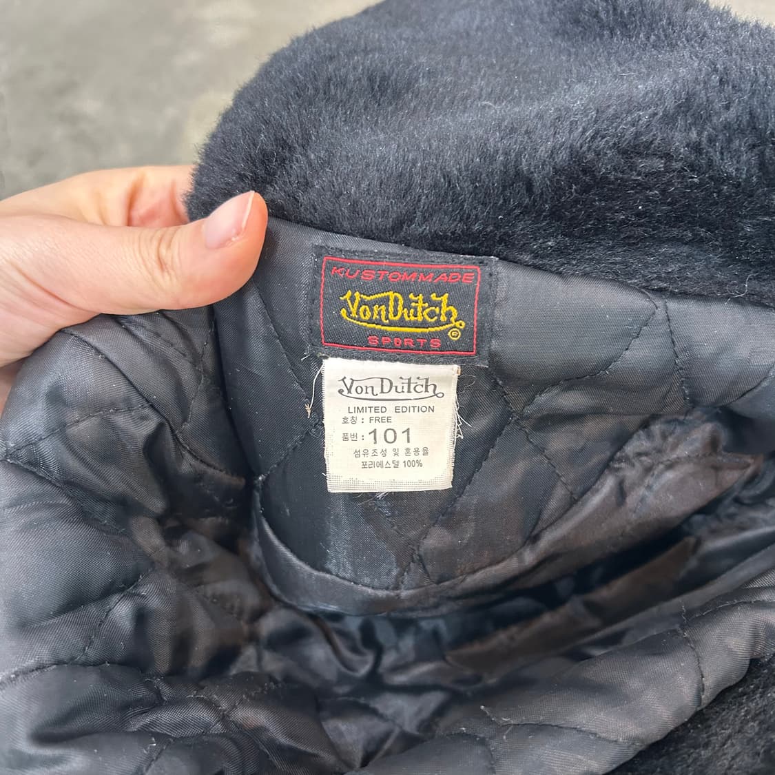 본더치 블랙 트루퍼햇 상품이미지2