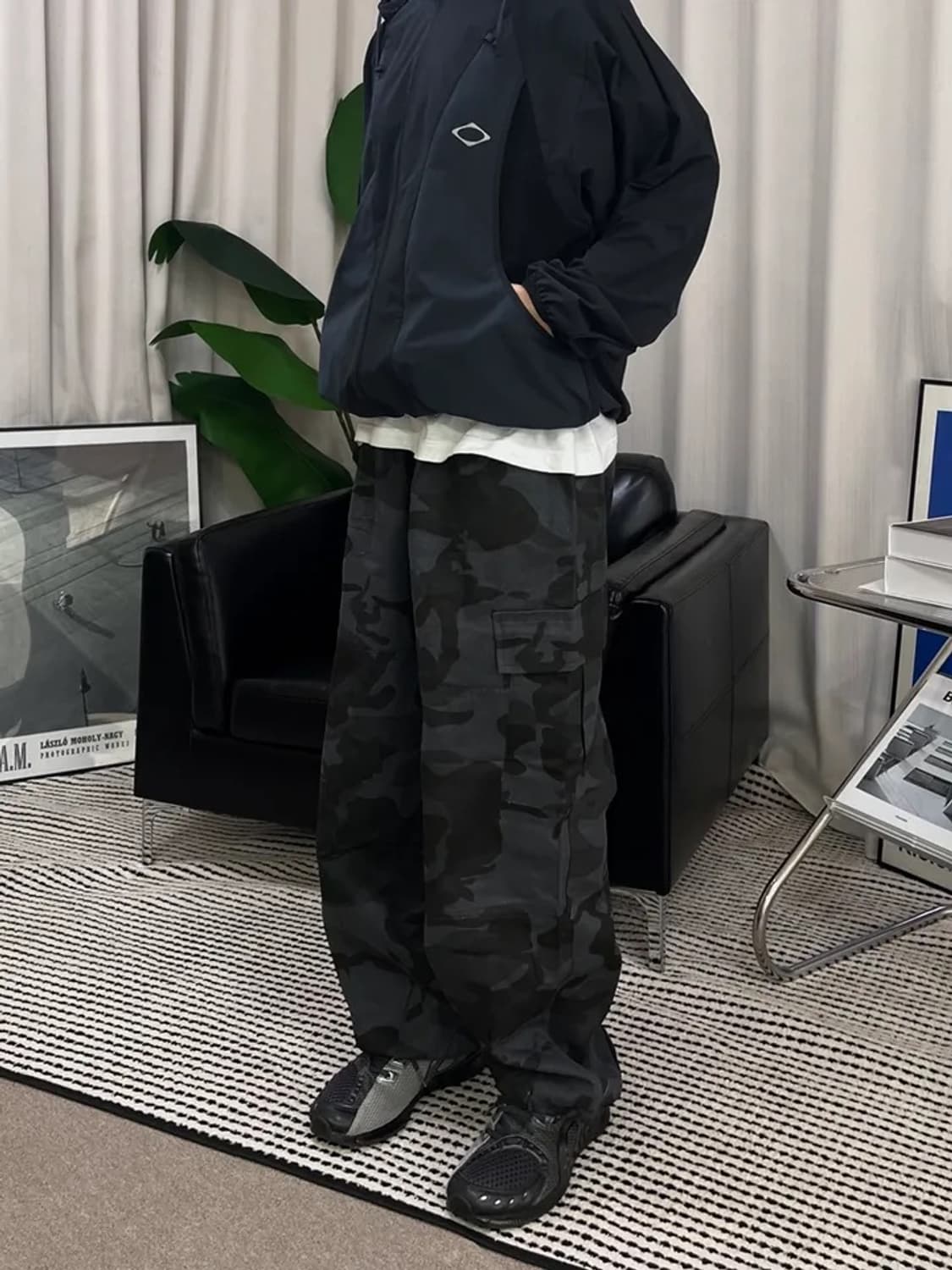 아블 카모 와이드 조거팬츠 상품이미지5