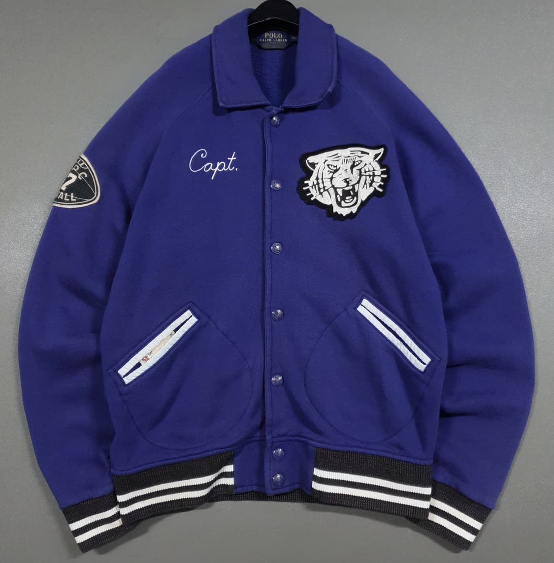 실측 XL) 폴로 랄프로렌 RL 뉴욕 타이거 코튼 스타디움 바시티 자켓 상품이미지1