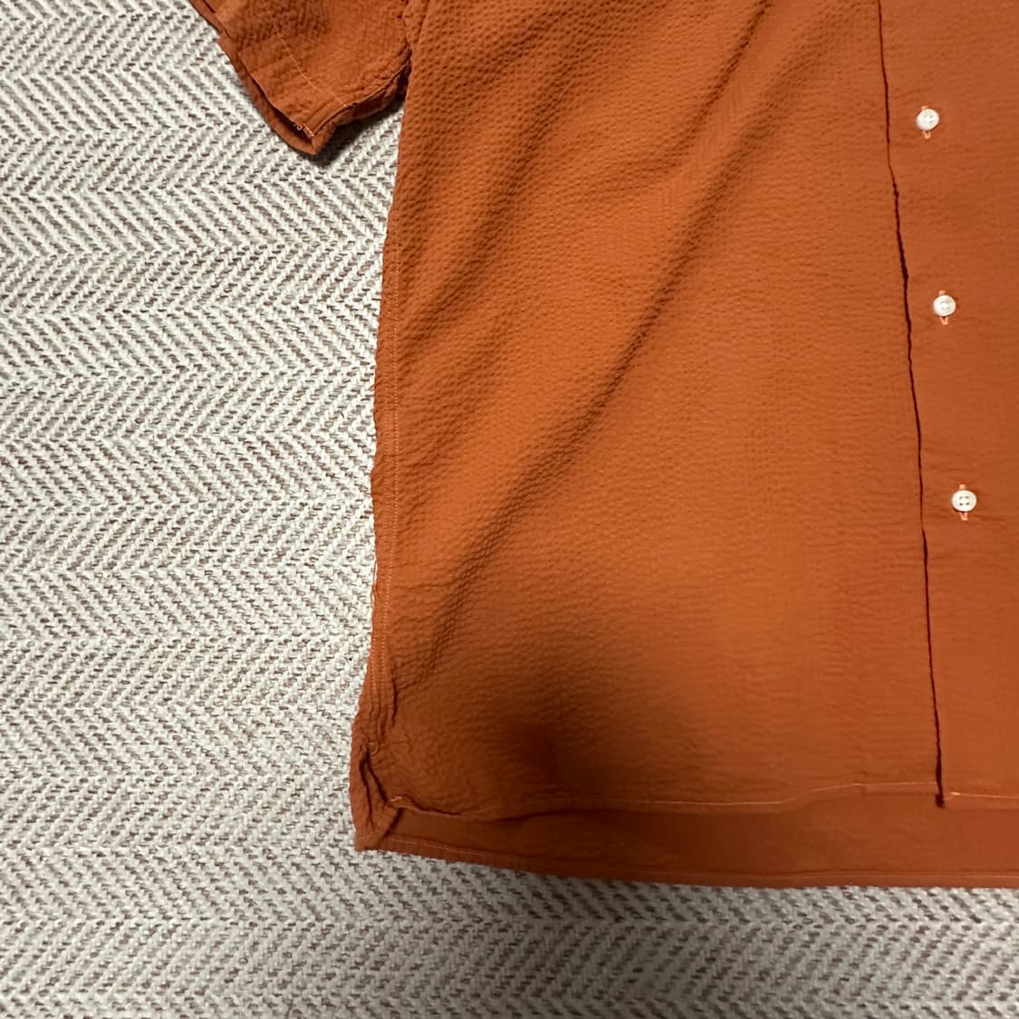GITMAN VINTAGE usa made seersucker shirt 상품이미지3