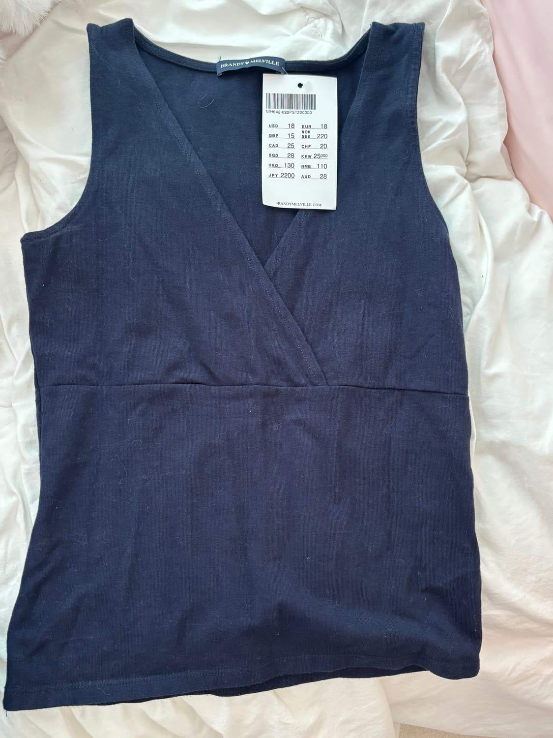 브랜디멜빌 브이넥 민소매 나시 탱크탑 상품이미지4