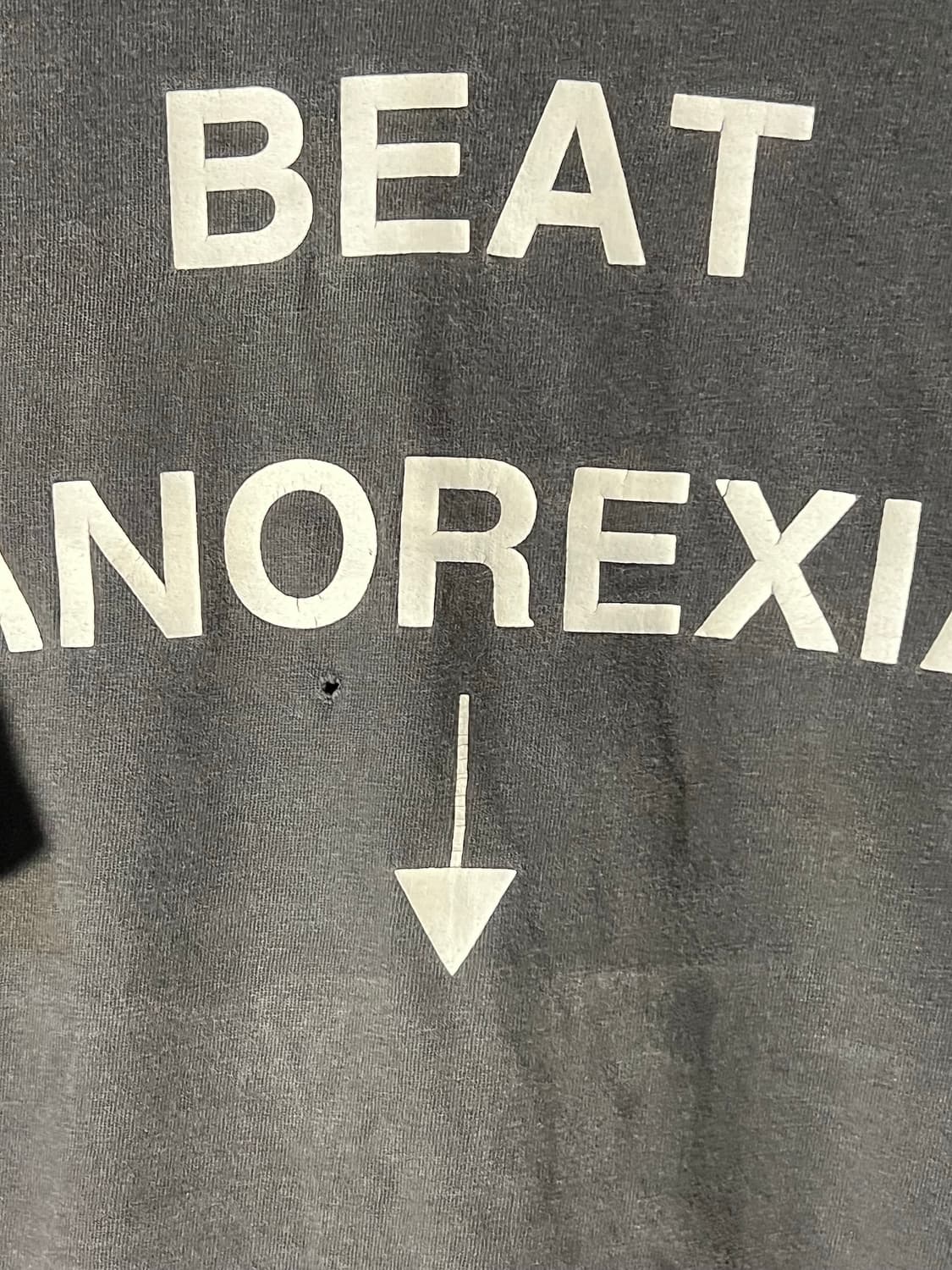 90's I beat Anorexia Shirt 상품이미지3