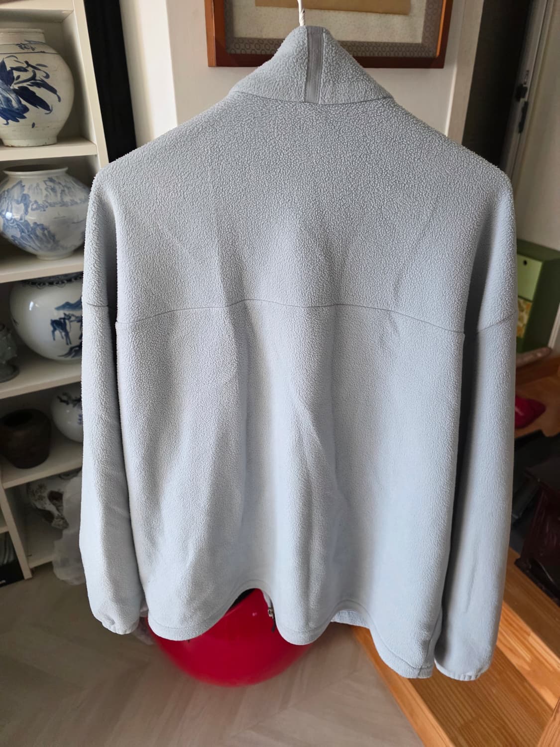 커버낫 플리스 자켓 아이스 그레이 색상 상품이미지2