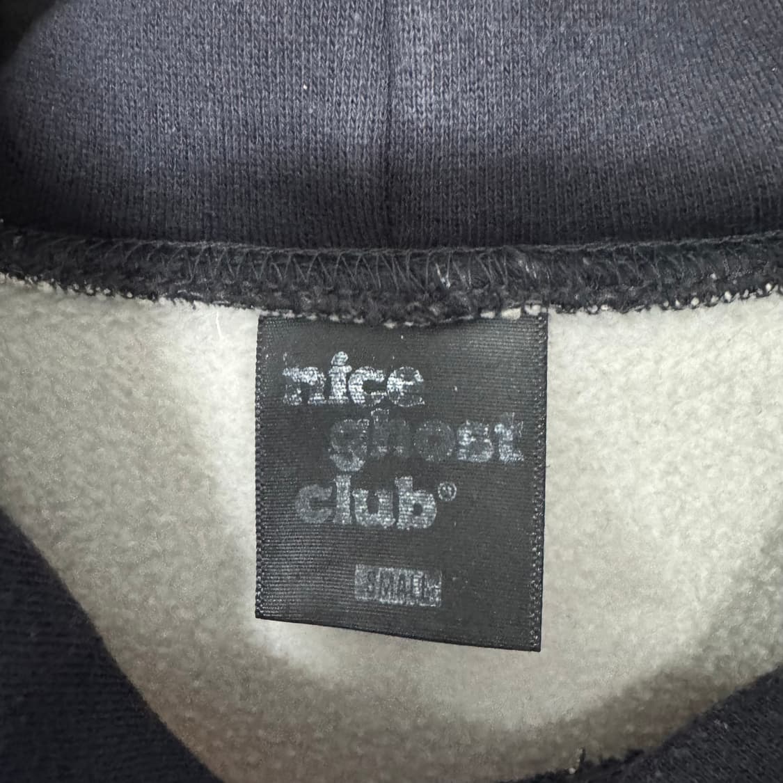 나이스고스트클럽 스타로고 래글런 후드티 상품이미지4