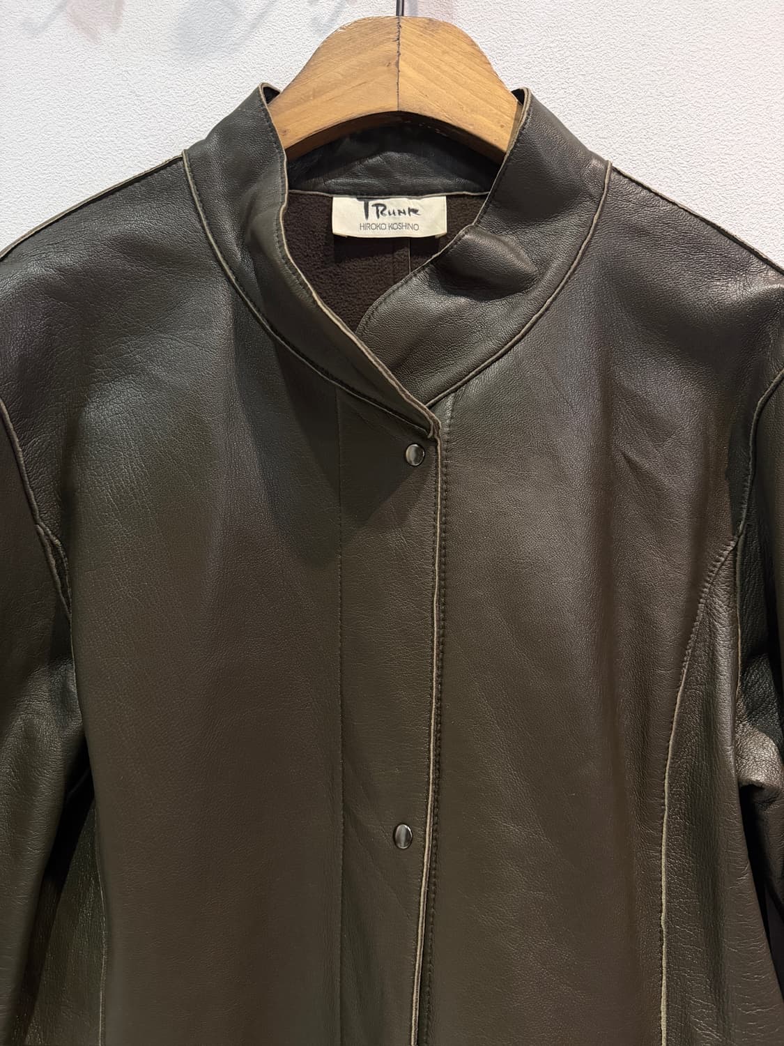 TRUNK By HIROKO KOSHINO 레더 자켓 상품이미지5