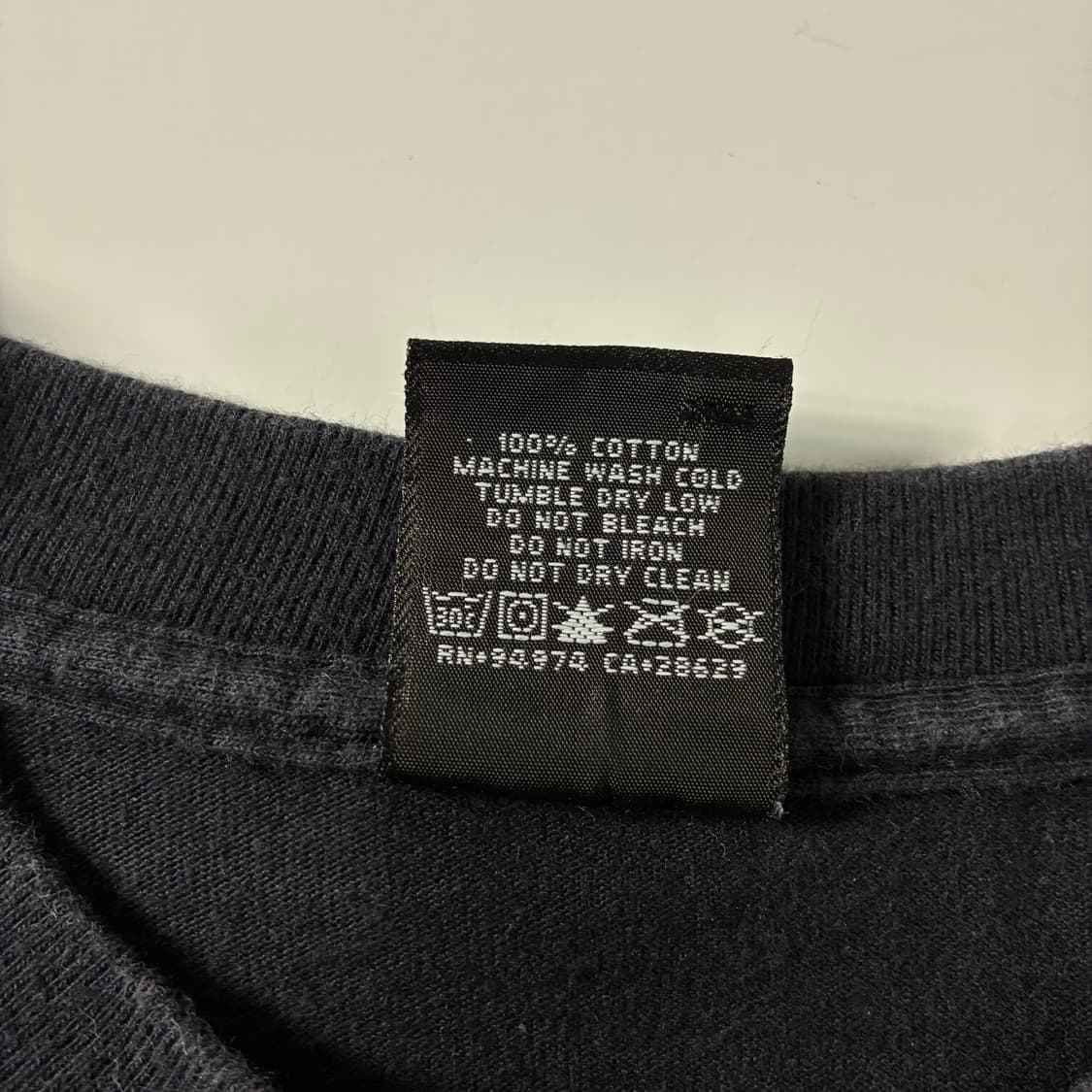 Stussy  스투시 00,s Y2K 3D 그래픽 블랙 반팔 티셔츠 상품이미지5