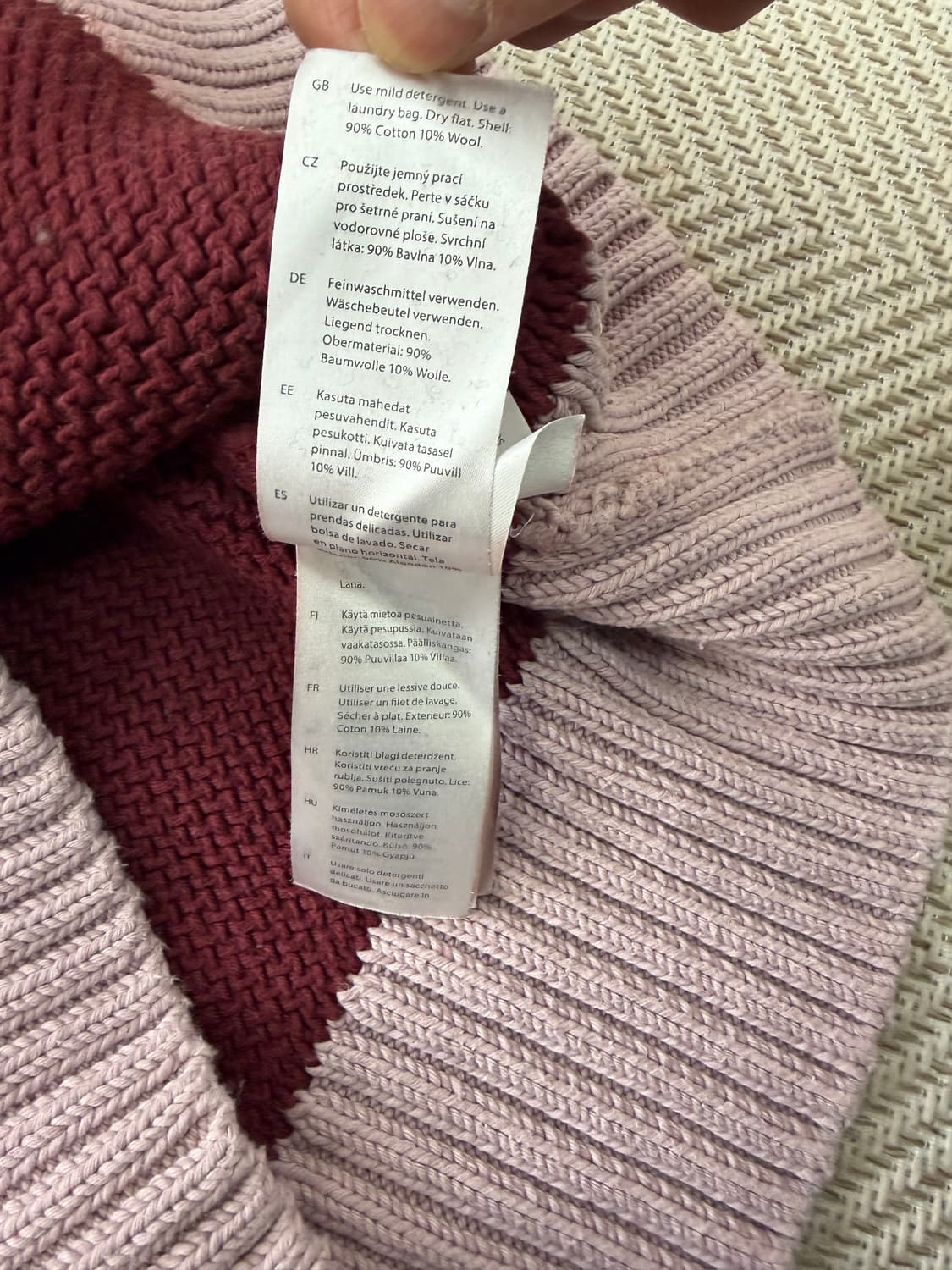 정품) COS 코스 남성 스트라이프 니트 탑 XL 상품이미지6