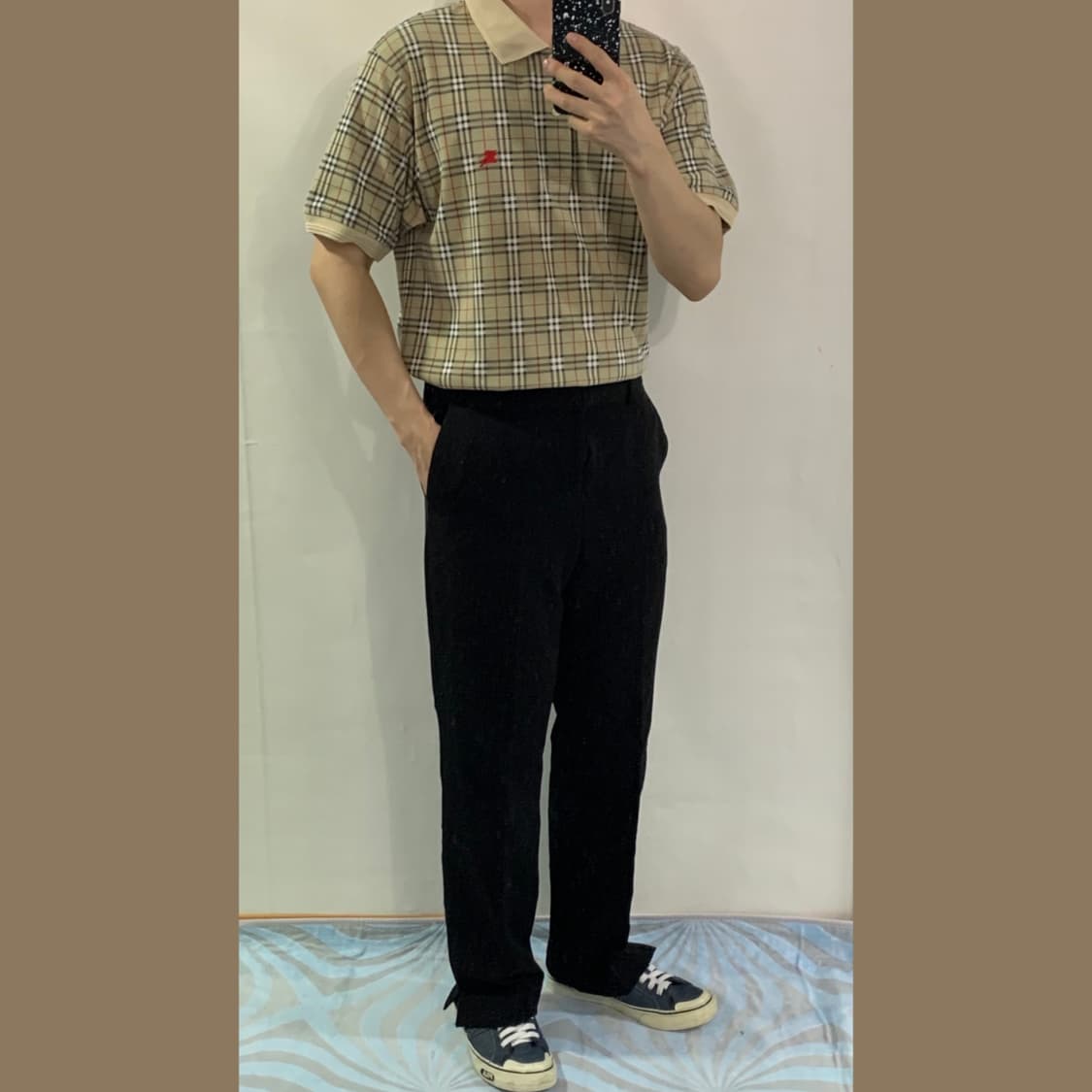 버버리 신형 노바체크 반팔카라티(정품) 상품이미지2