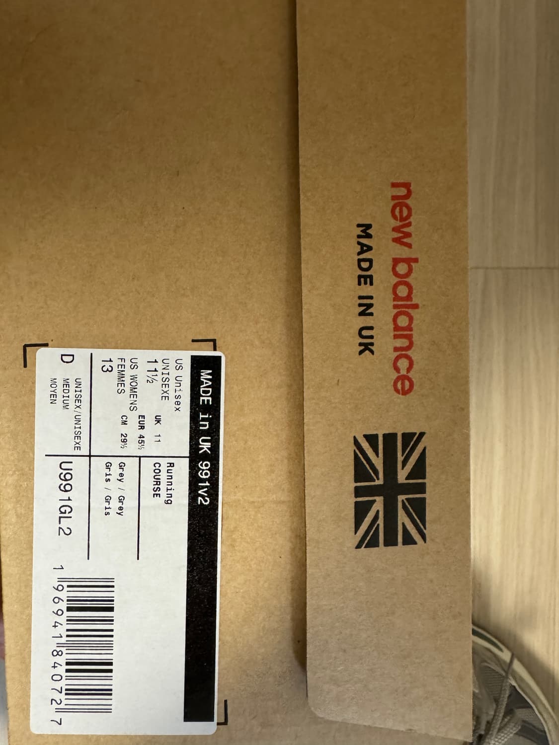 뉴발란스 991v2 그레이 295mm 팝니다 상품이미지8