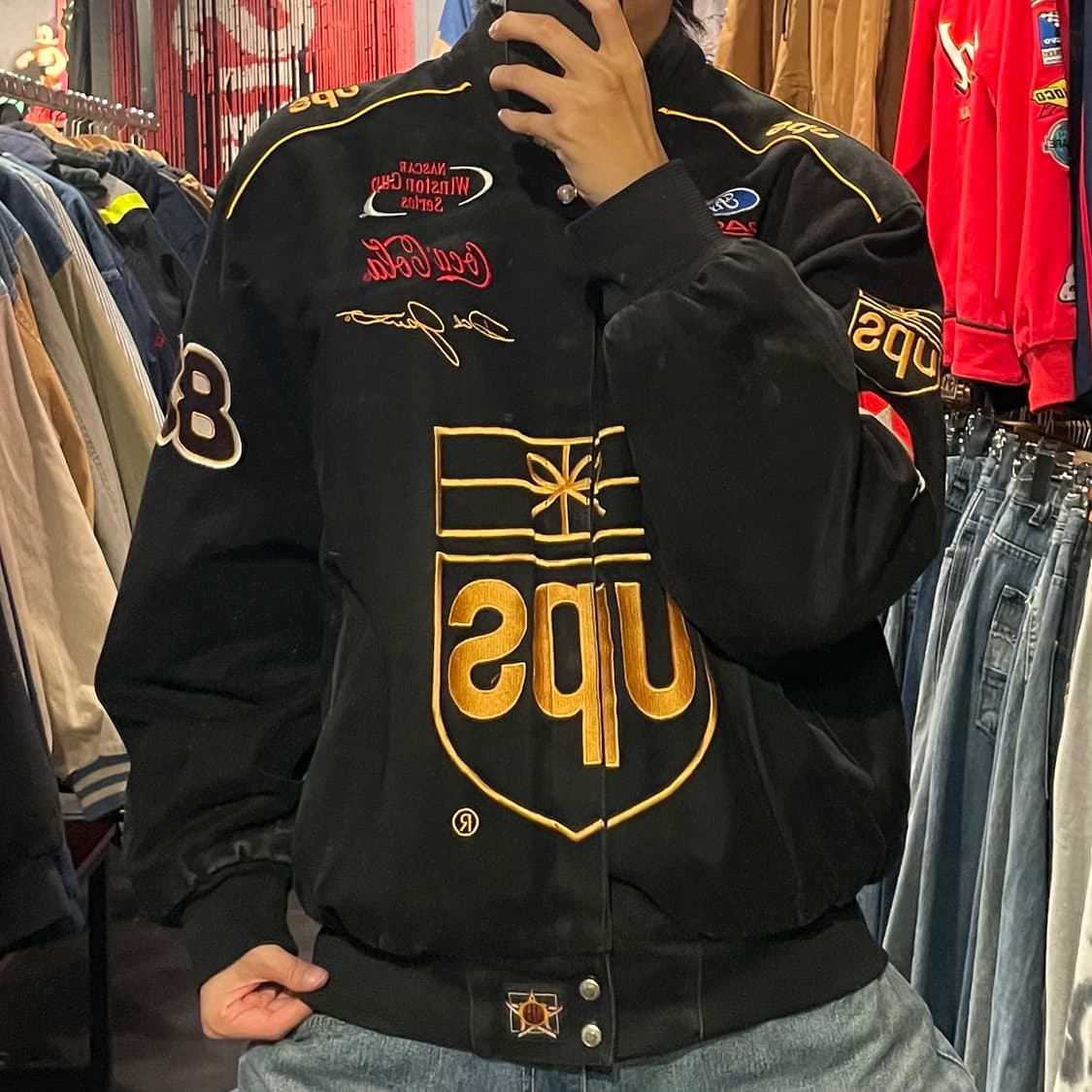 [IM]JH 제프해밀턴 Design since 1988 블랙 레이싱자켓  상품이미지2