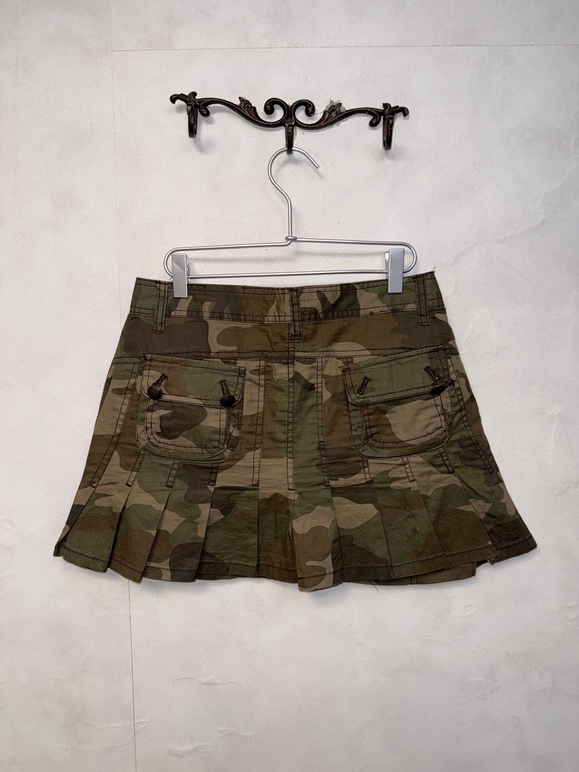Edwin camouflage pocket pleats skirt 상품이미지3