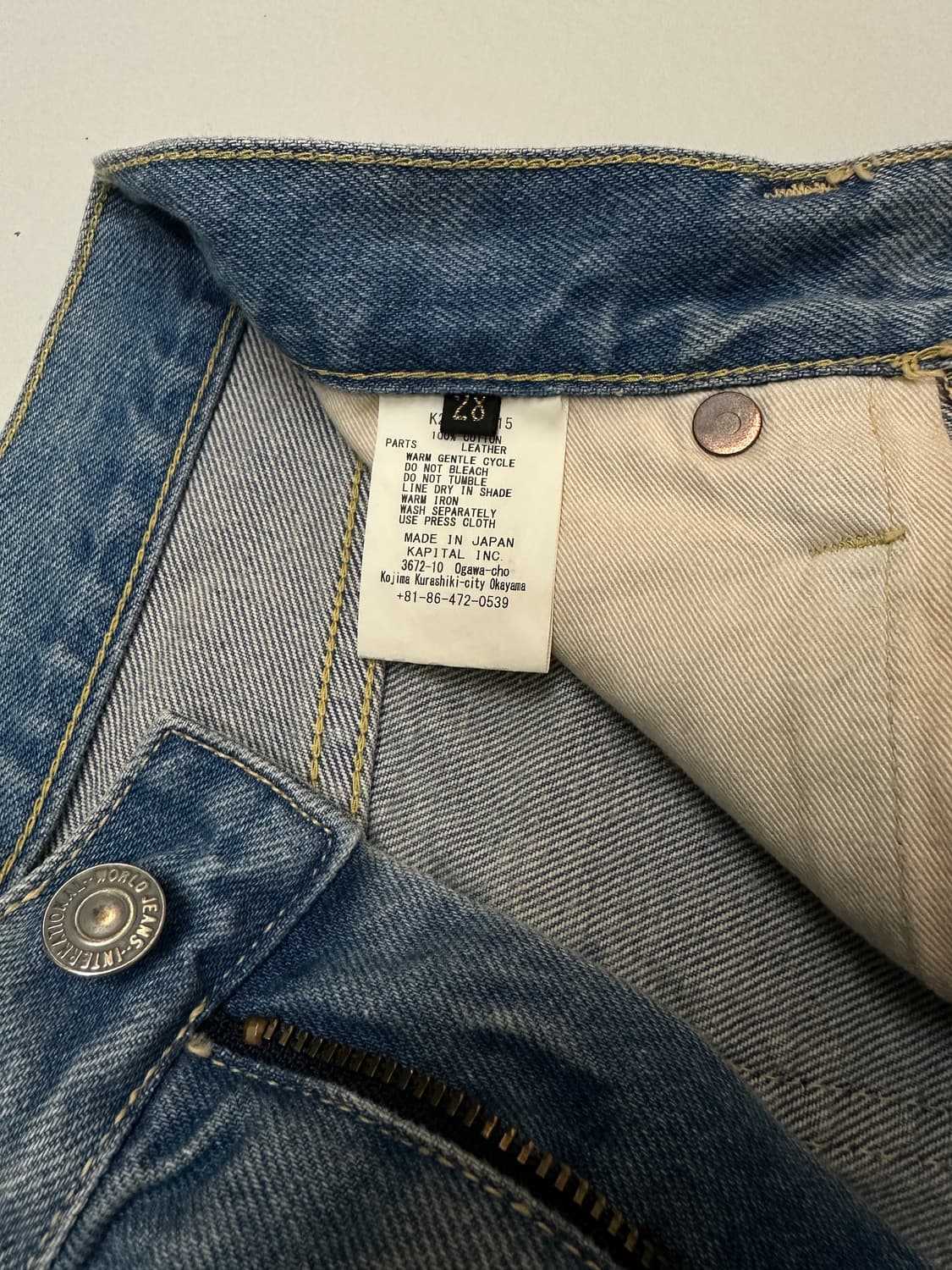 캐피탈 데님팬츠 28 상품이미지5