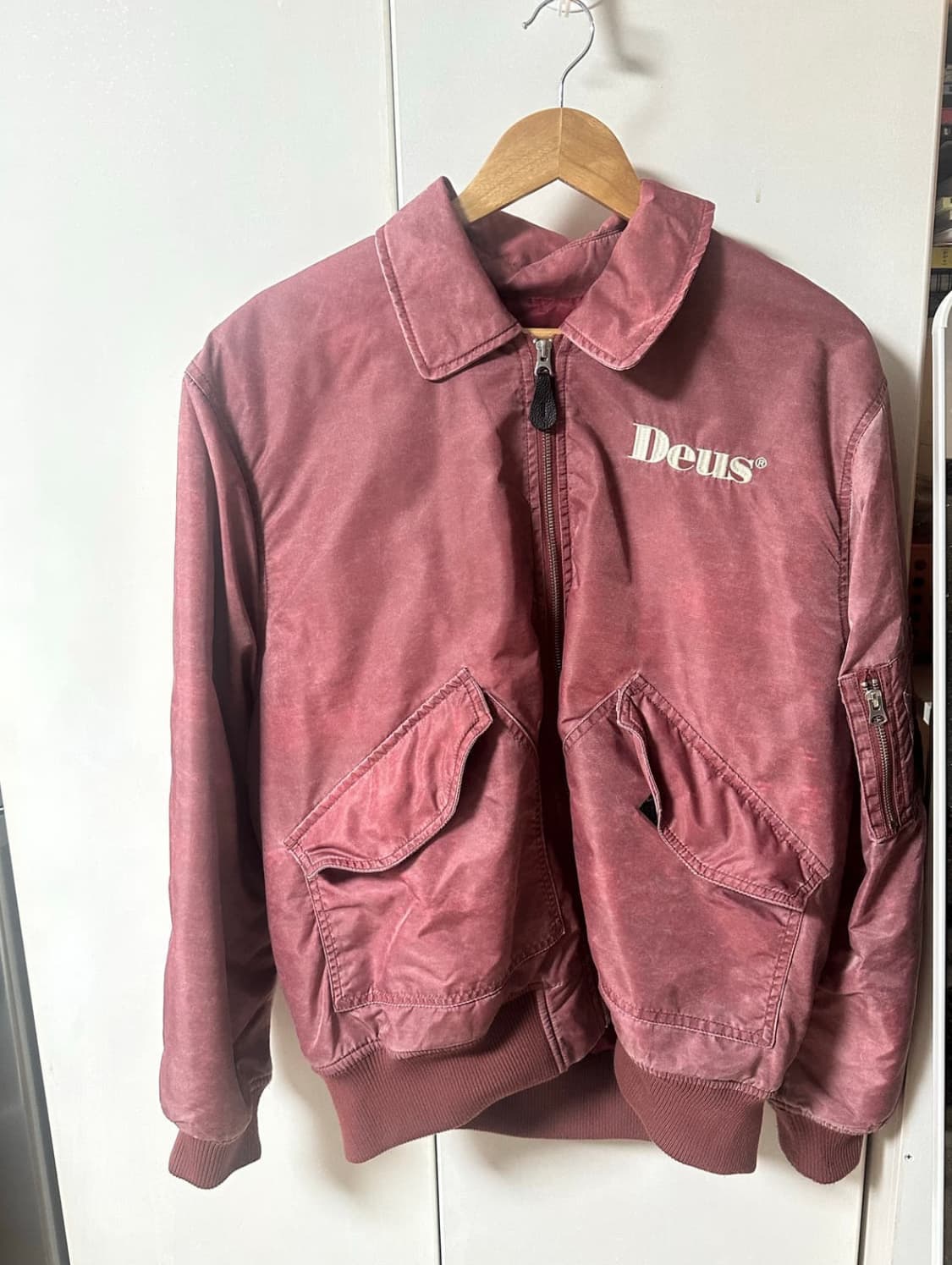 데우스 봄바자켓 마룬 M 상품이미지1