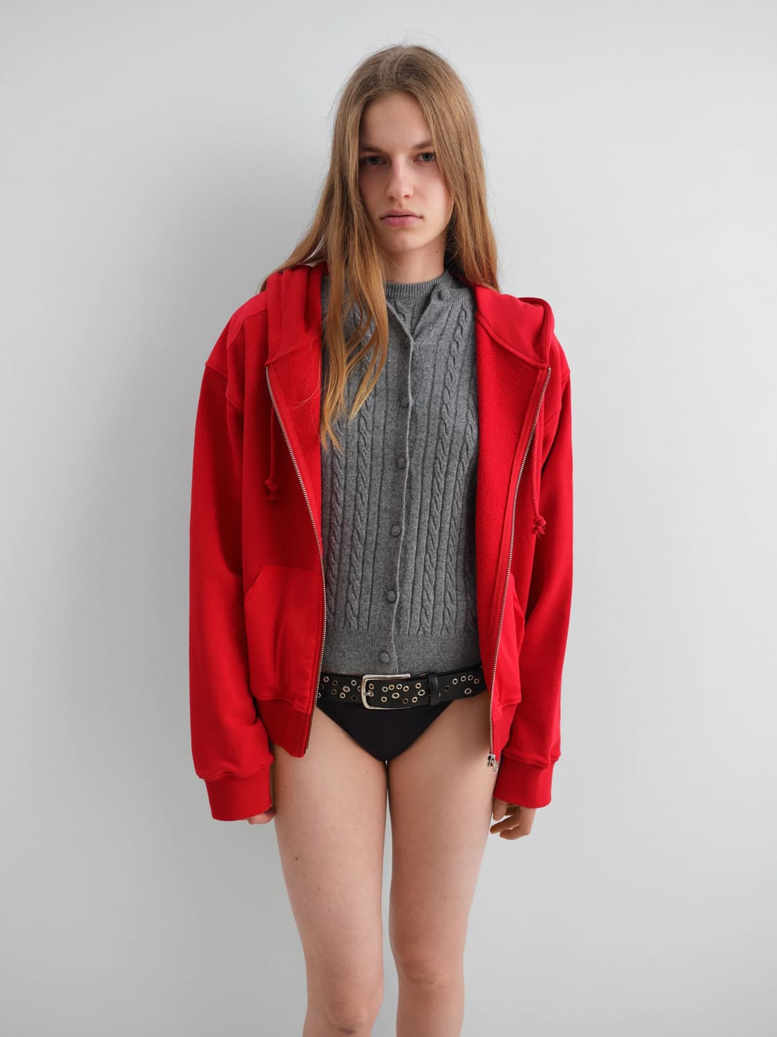 (XS,S,M,L) 기마구아스 Dylan 후드 집업/레드 상품이미지8