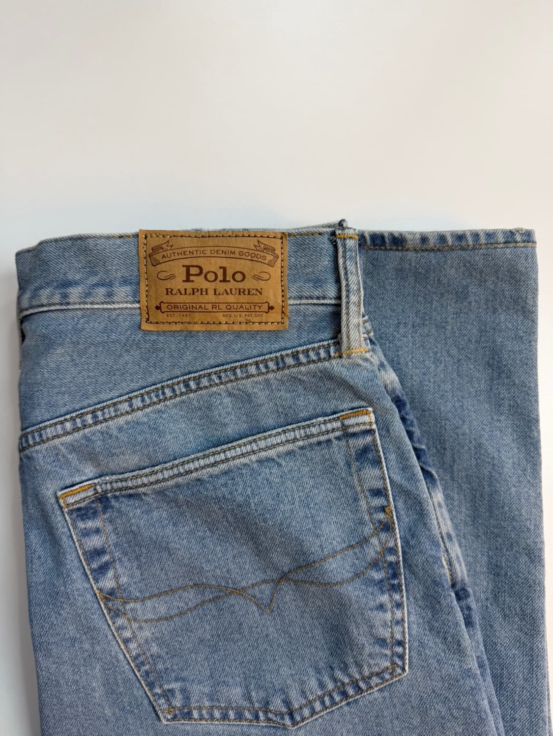 폴로 랄프로렌 빈티지 클래식 데님 팬츠 상품이미지1