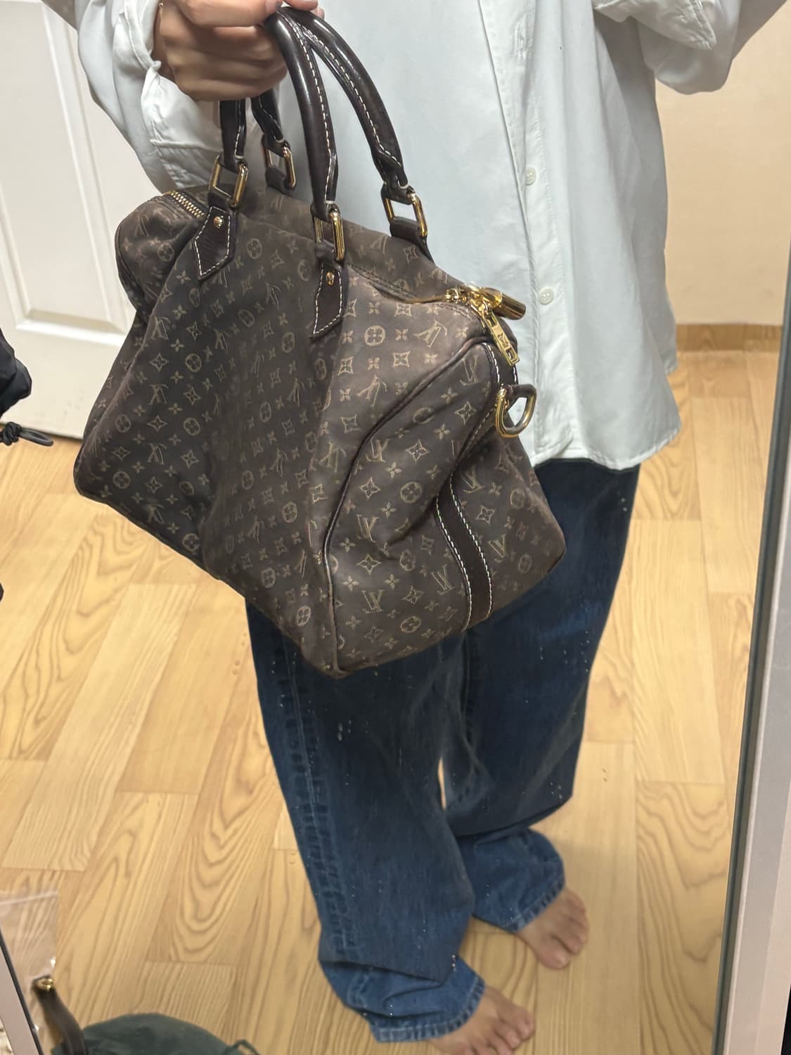 루이비통 이딜/미니린 캔버스 빈티지 상품이미지10