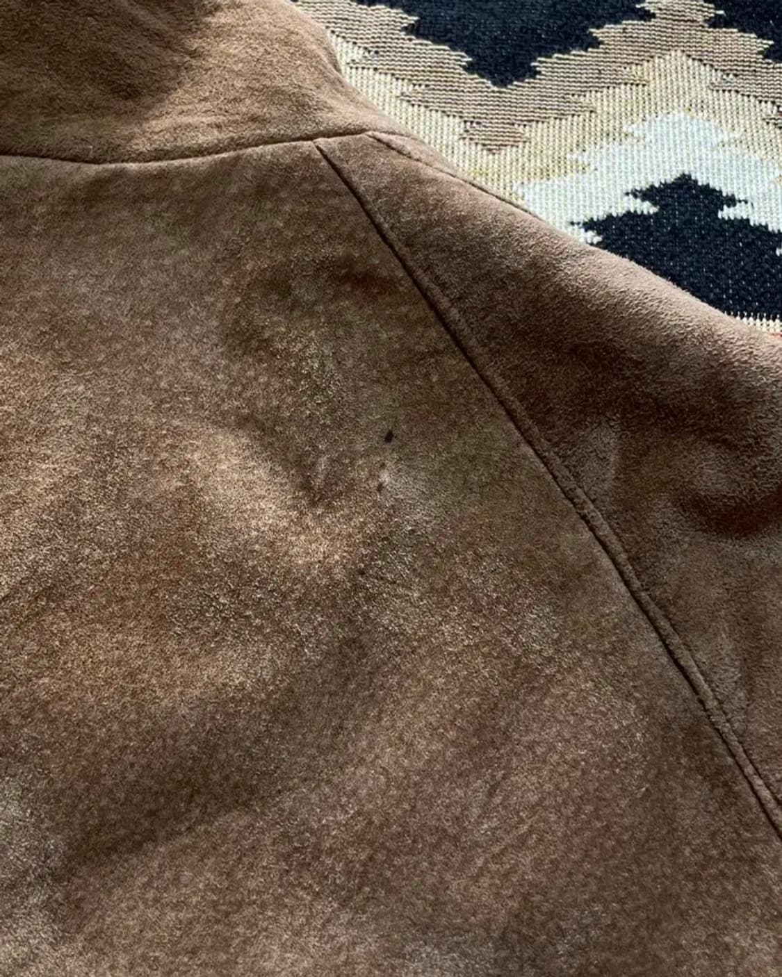 LLBEAN 엘엘빈 스웨이드 가죽 자켓 브라운 XL 상품이미지7