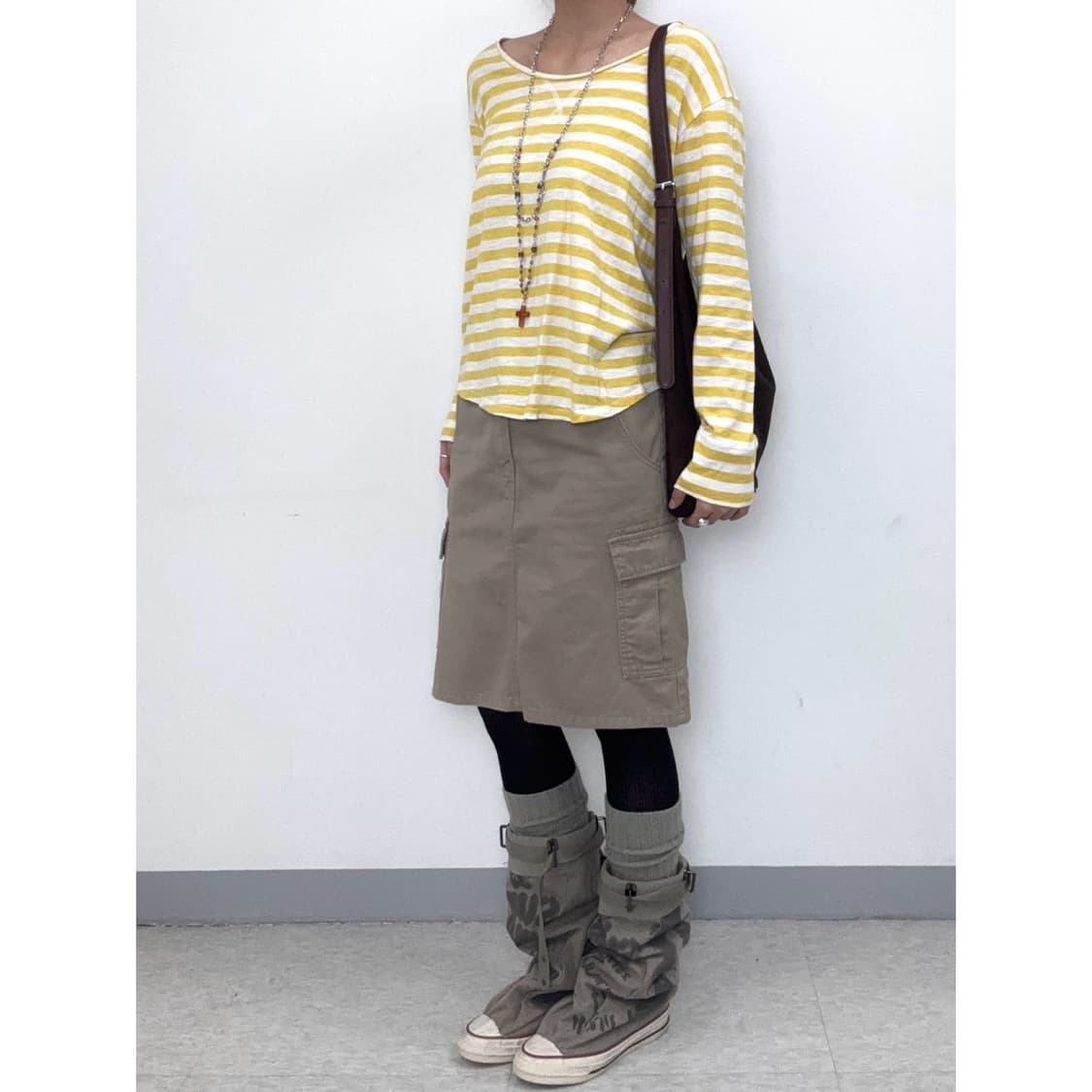 빈티지 캐주얼 스트라이프 롱슬리브 상품이미지2