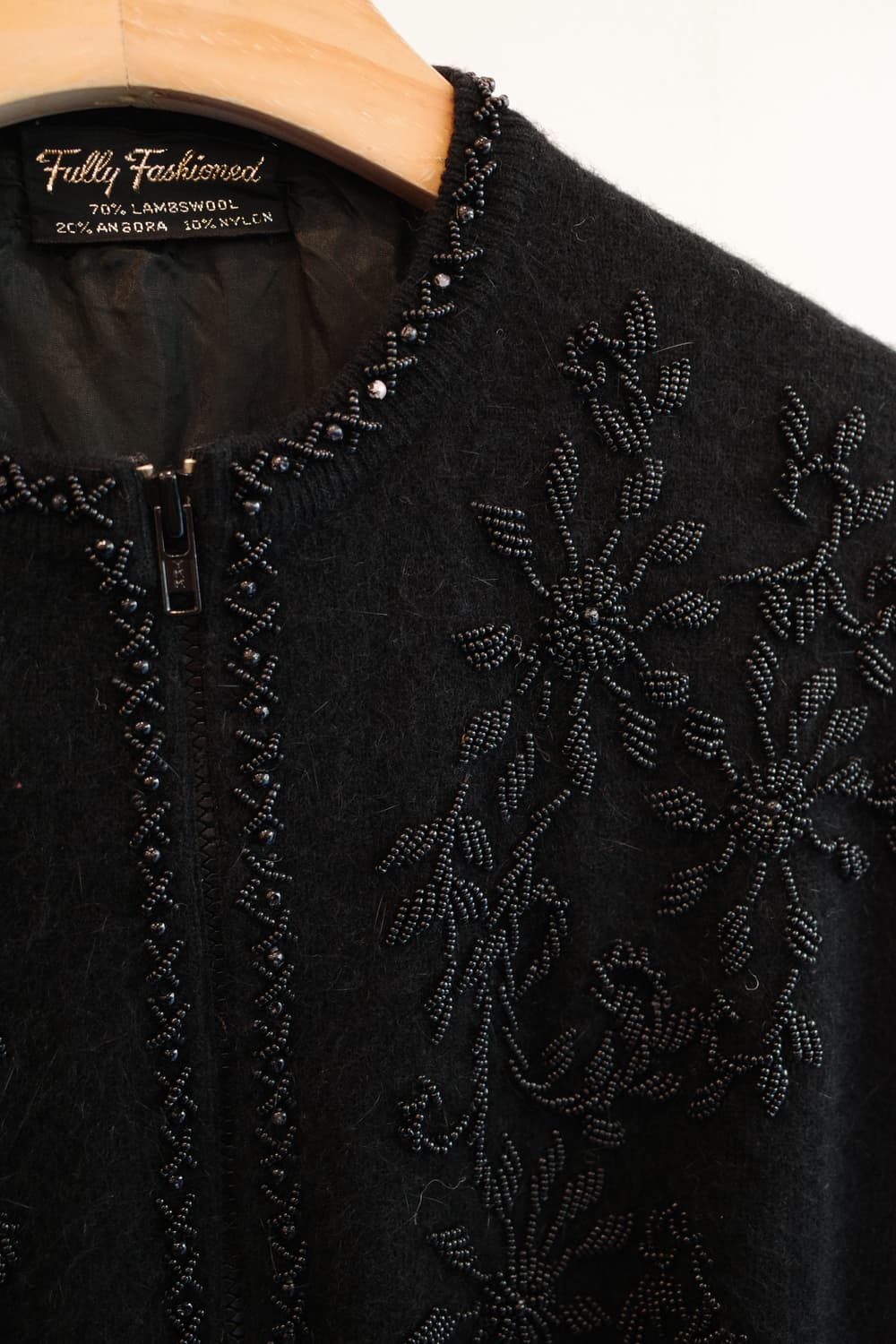 Japan brand 울&앙고라 혼방 비즈 니트  상품이미지4