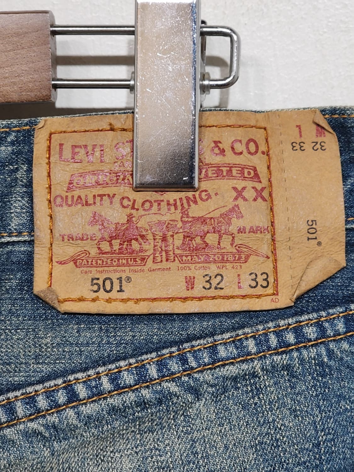 (32) 리바이스 501 청바지 레드탭 데님팬츠 빈티지  상품이미지5