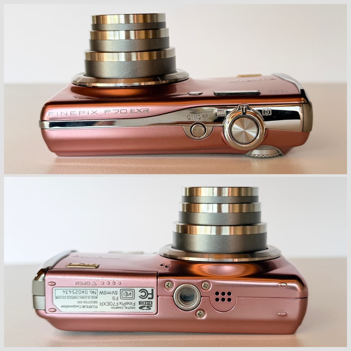 🎀아일릿/소하픽 미품🎀후지 파인픽스 f70exr 핑크 빈티지디카 상품이미지8