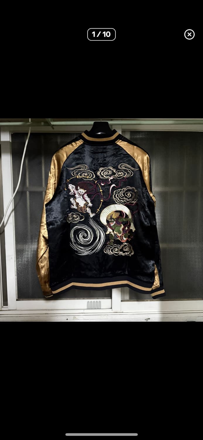 스크립트 풍신 뇌신 리버시블 스카쟌 상품이미지1