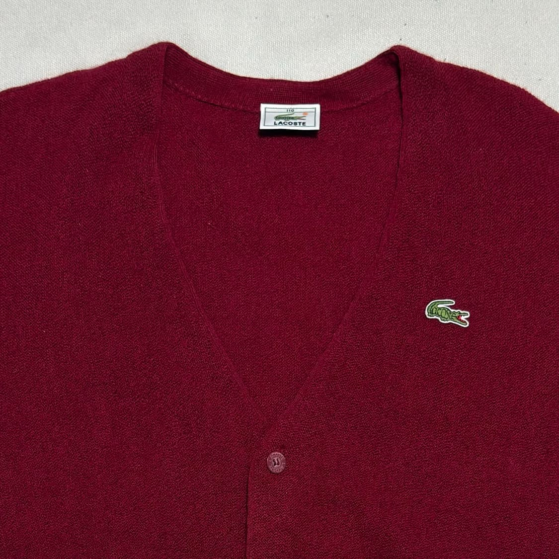 2XL 라코스테 빈티지 울 가디건 상품이미지1