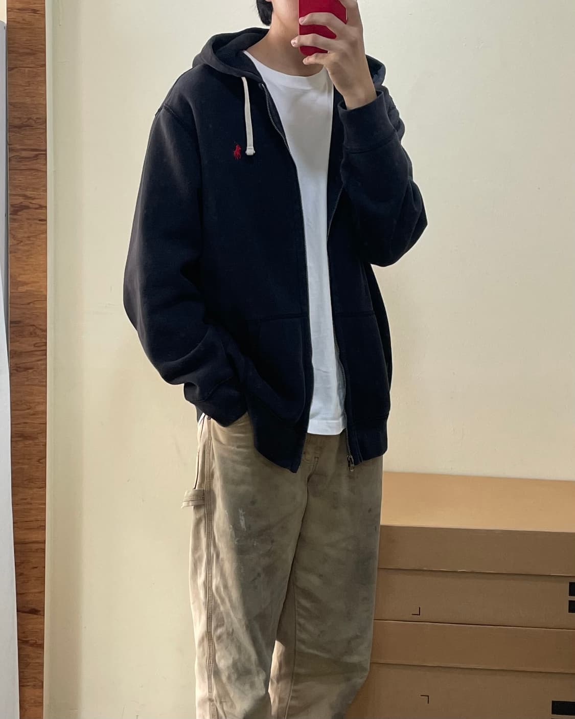 Polo Thermal Hoodie Zip-up XL 폴로 써멀 후드집업 상품이미지10