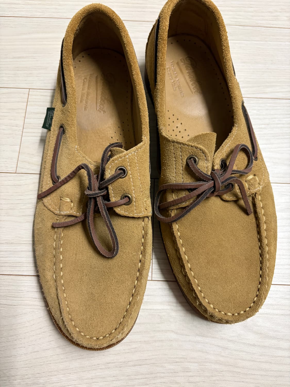 파라부트 바스 스웨이드 보트 슈즈 상품이미지1