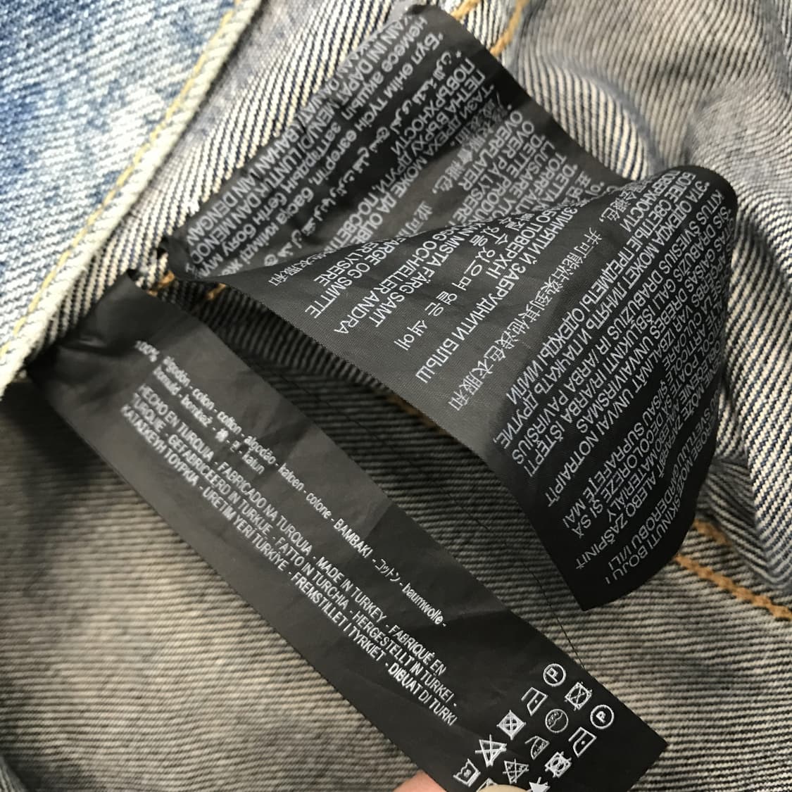 자라 데미지 워싱 데님트러커자켓 [95] 상품이미지6